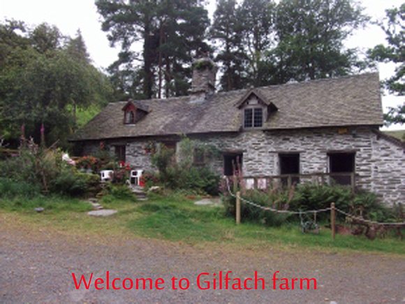 Gilfach farm sign